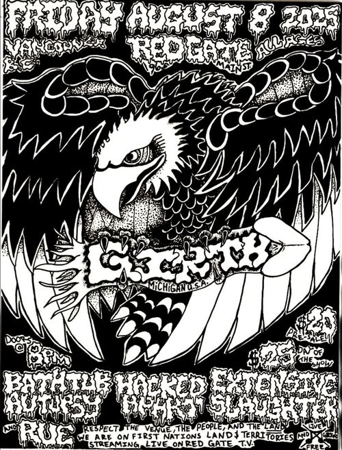 Girth, Bathtub Autopsy, Hacked Apart, Extensive Slaughter, Rue