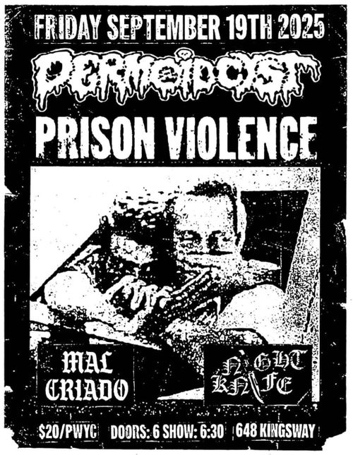 Dermoid Cyst, Prison Violence, Night Knife, Mal Criado