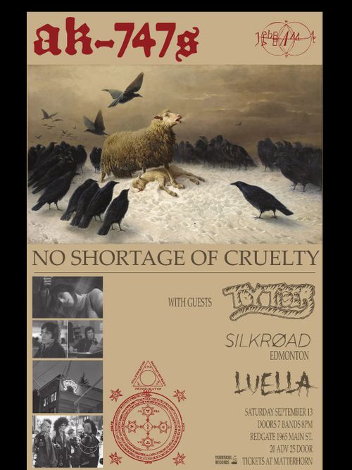 AK-747s "No Shortage of Cruelty" Vinyl Release w/ Toy Tiger, SILKRØAD, Luella