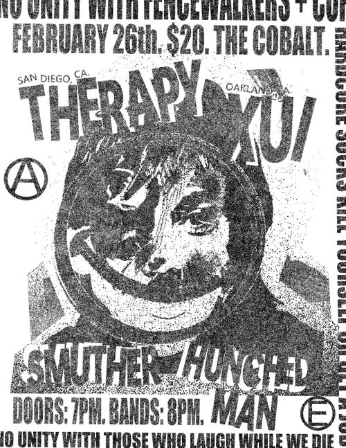 Therapy, Xui, Smuther, Hunched Man