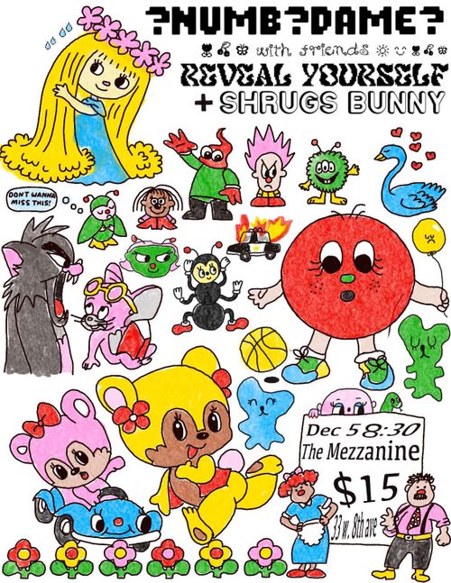 ?NUMB?DAME? / Reveal Yourself / Shrugs Bunny