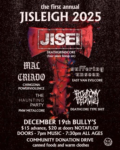 Jisei, Mal Criado, Suffering Unseen, The Haunting Party, Throwdown The Gauntlet